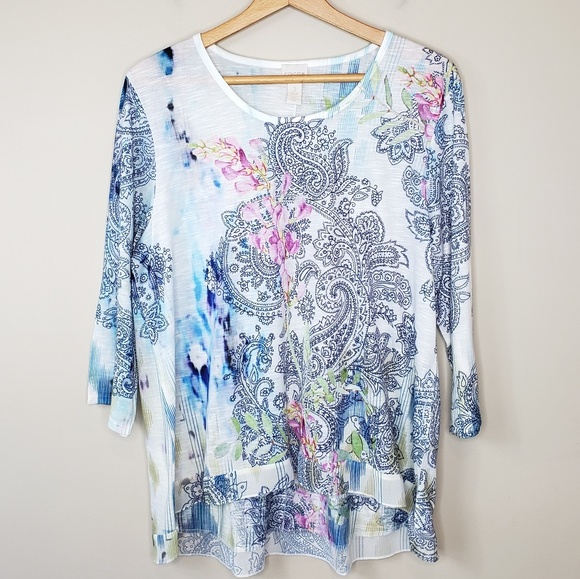 Chico's Tops - Chico's | Paisley & Floral Top